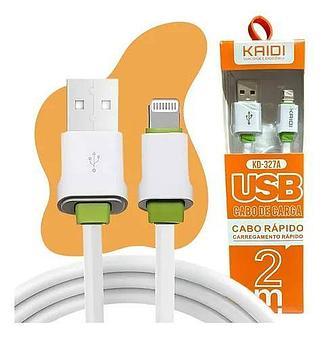 CABO USB KAIDI IPHONE 2 METROS