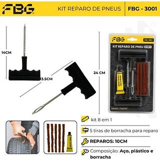 Kit Reparo de Pneu Carro/Moto