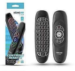 Controle bluetooth Remoto LED RGB Clolorido Universal Air Mouse + Teclado Smart Tv PC ITBLUE