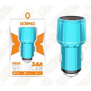 FONTE CARREGADOR VEICULAR TIPO C X USB
