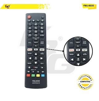 8035 CONTROLE COMPATÍVEL C/ SMART LG NETFLIX/AMAZON