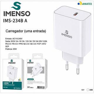 FONTE CARREGADOR 100W TURBO IMENSO