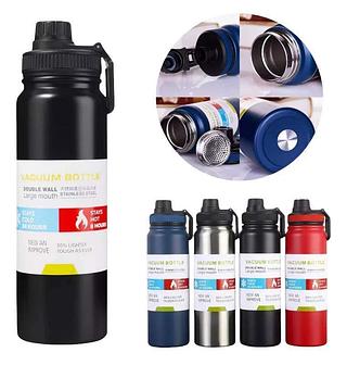 Garrafa BRILHANTE Térmica STANLEY DE Inox 800ml Água Gelada Quente Vedação Dupla