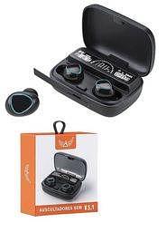 FONE SEM FIO BLUETOOTH 5.1A COM VISOR EM LED