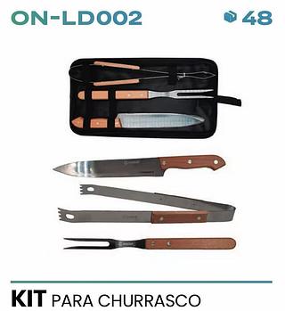 KIT CHURRASCO 3 PEÇAS