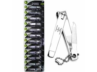 CORTADOR DE UNHA HM GRANDE 3" CARTELA C/ 12 UN