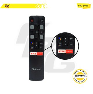 9062 CONTROLE SMART COMPATÍVEL C/ TCL NETFLIX E GLOBOPLAY