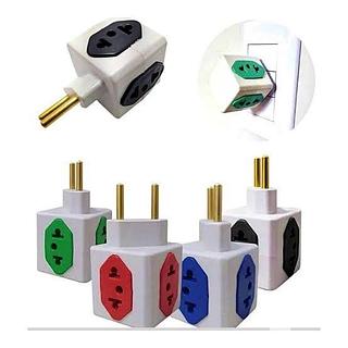 Benjamin Adaptador De Tomada Bivolt 10A E 20A Cubo 4 Entradas