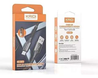CABO USB REFORÇADO KAID TIPO C