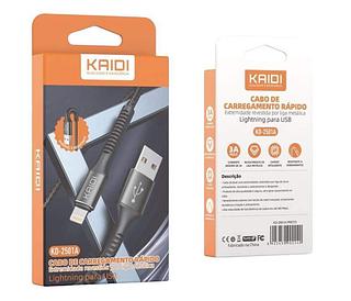 CABO USB REFORÇADO KAID IPHONE